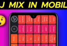 How mix dj in mobile